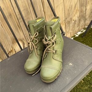 Sorel Platform Rubber Rain Boot